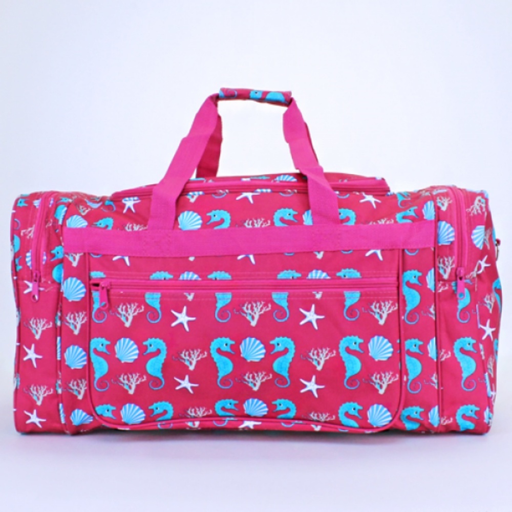 Seahorse 21" Large Duffle Bag Travel Luggage Pink